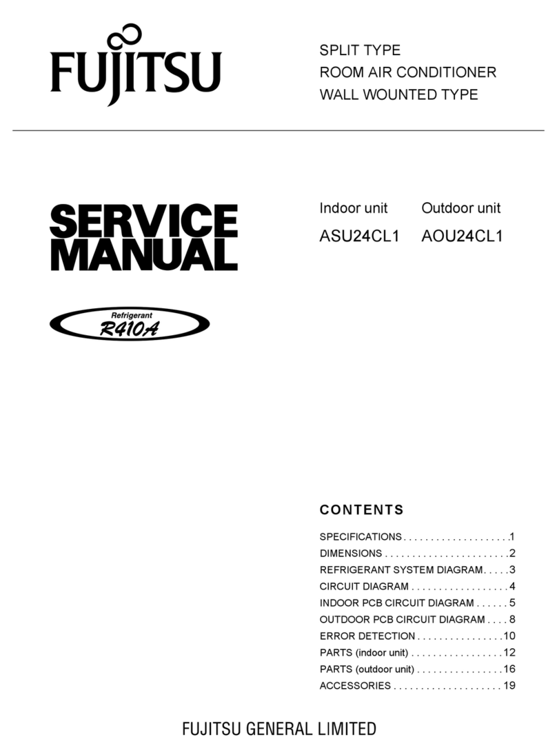Fujitsu Inverter Halcyon ASU24CL1 User manual