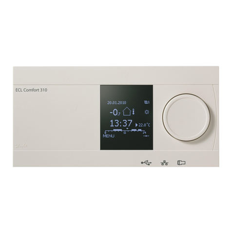 Danfoss ECL Comfort 310 Installation instructions manual
