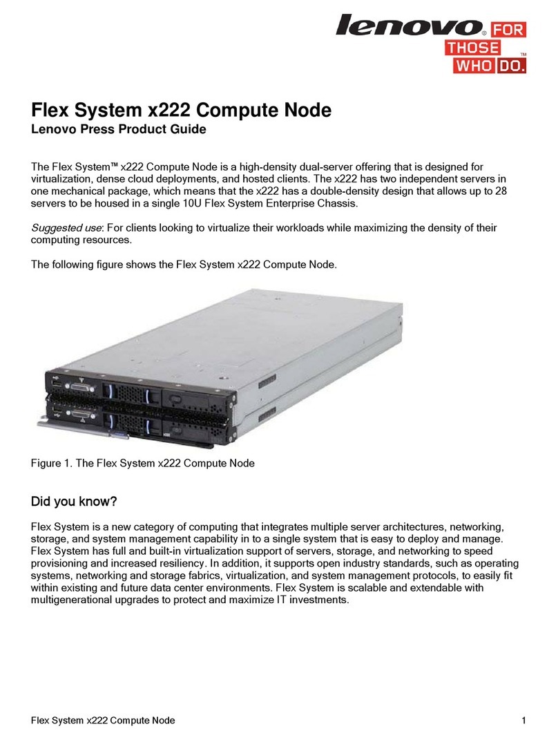 Lenovo Flex System x222 Compute Node User manual