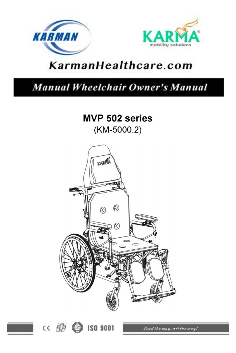 Karman Healthcare MVP 502 series owner's manual
