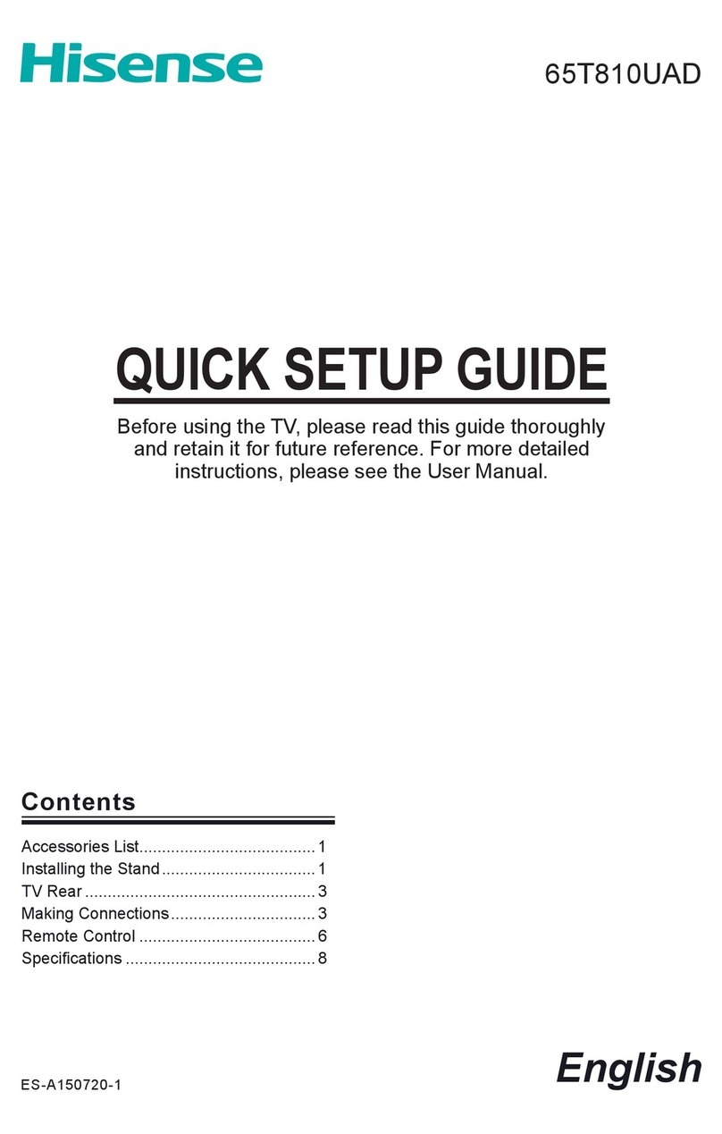 Hisense 65T810UAD User manual