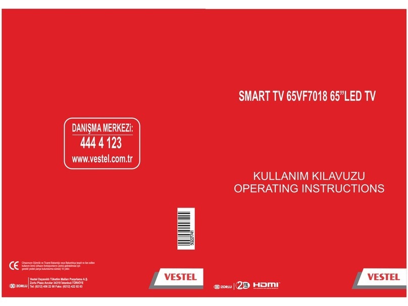 VESTEL 65VF7018 User manual