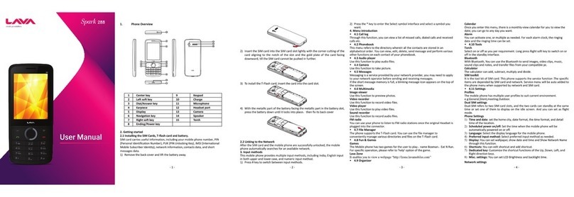 Lava Spark 288 user manual