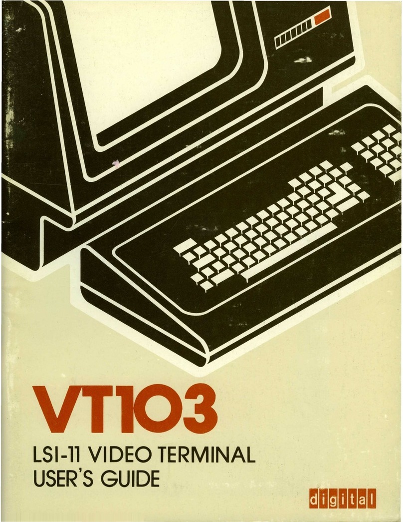 Digital Equipment VT103 LSI-11 User manual