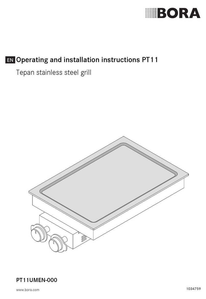 bora PT11UMEN-000 Operating and installation instructions bora PT11UMEN-000 Operating and installation instructions