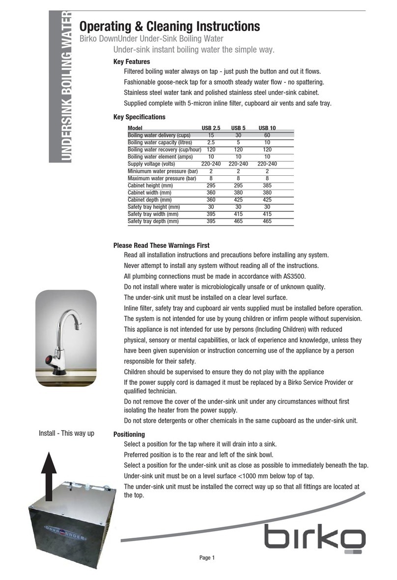 Birko USB 2.5 operating instructions Birko USB 2.5 operating instructions