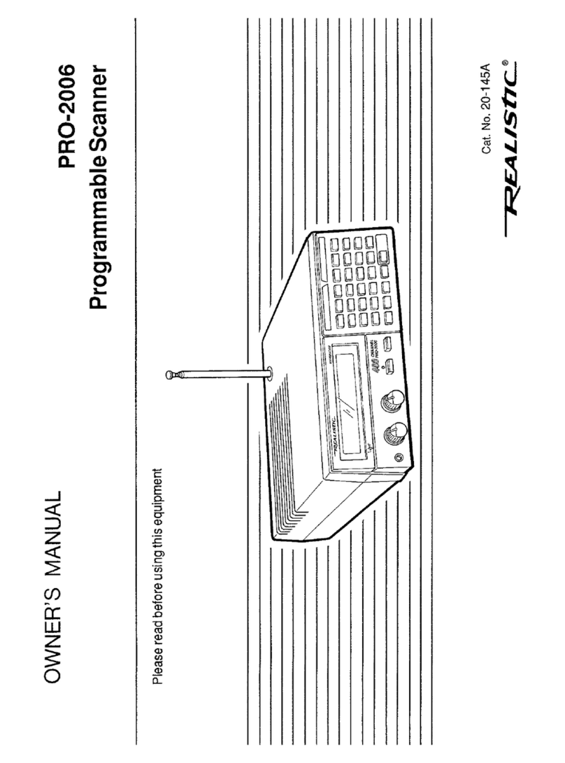 Realistic PRO-2006 owner's manual