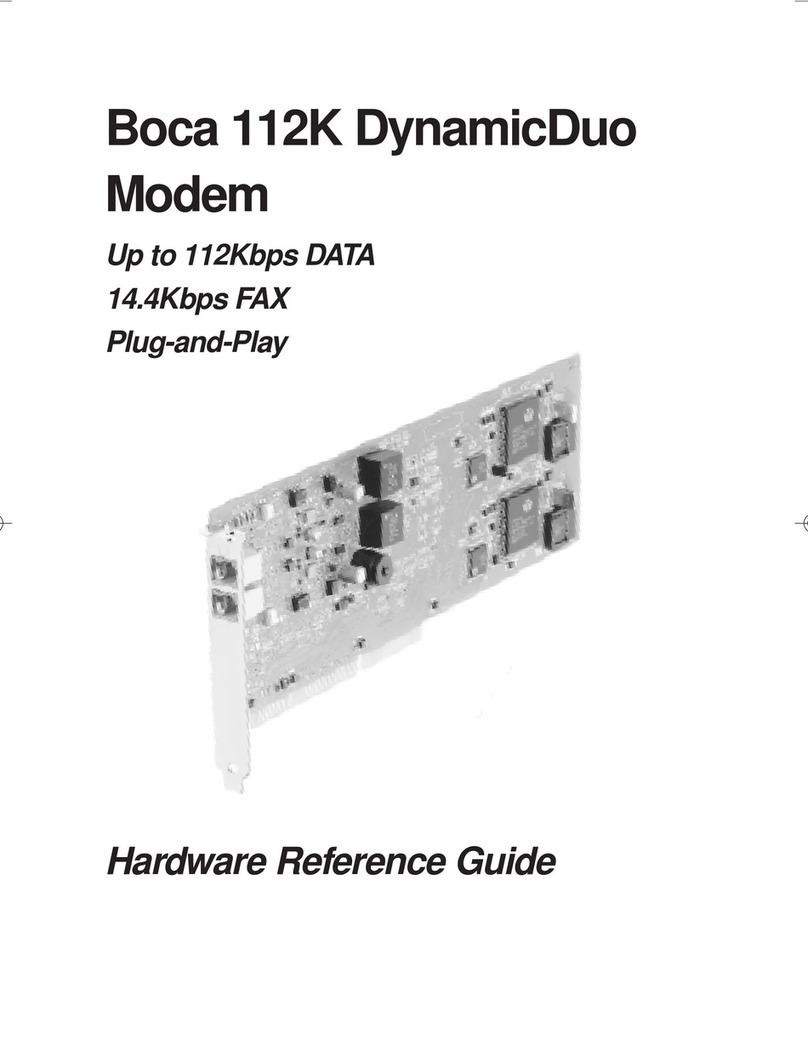 Boca 112k DynamicDuo Hardware reference guide Boca 112k DynamicDuo Hardware reference guide