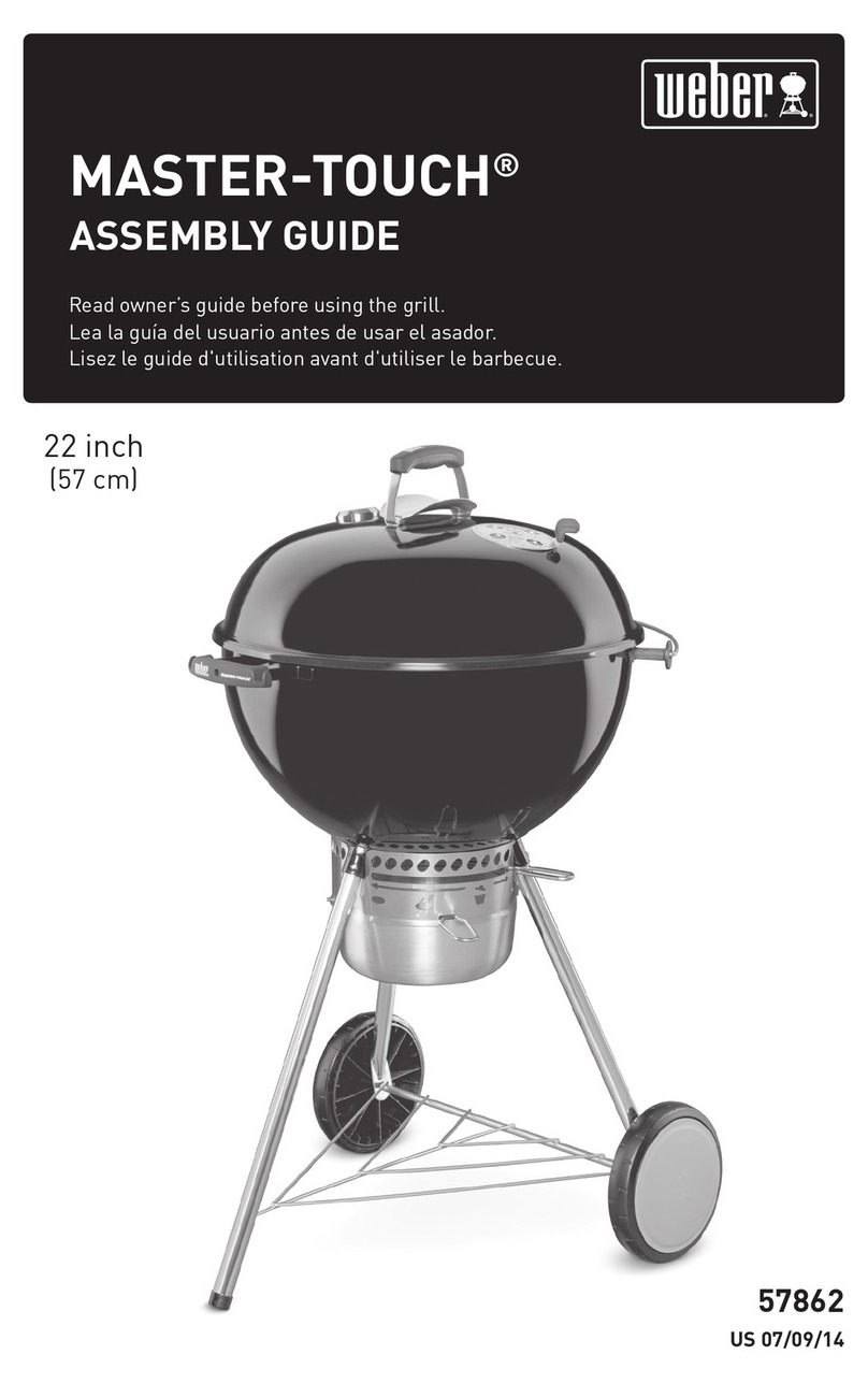Weber MASTER-TOUCH 14501001 User manual