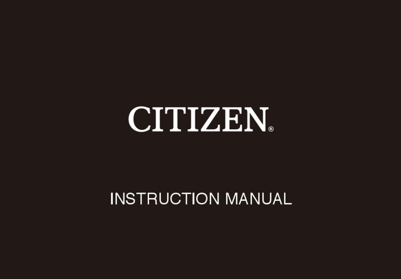 Citizen F50 instruction manual