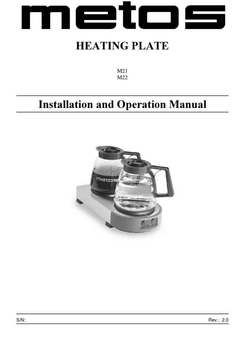 Metos M21 User manual