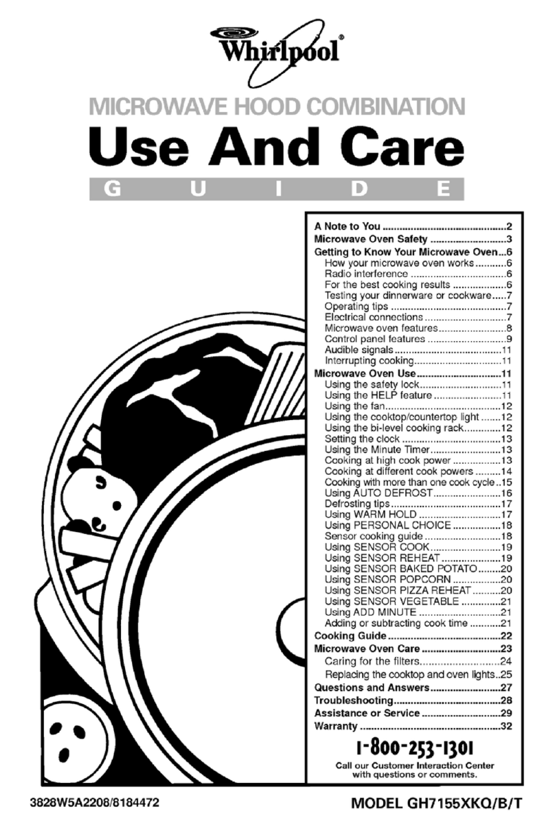 Whirlpool GH7155XKQ User manual
