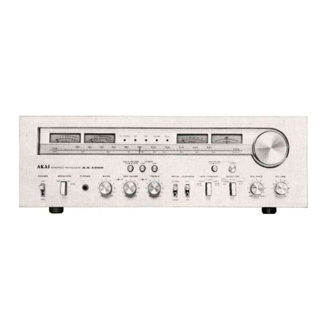 Akai AA-1200 User manual