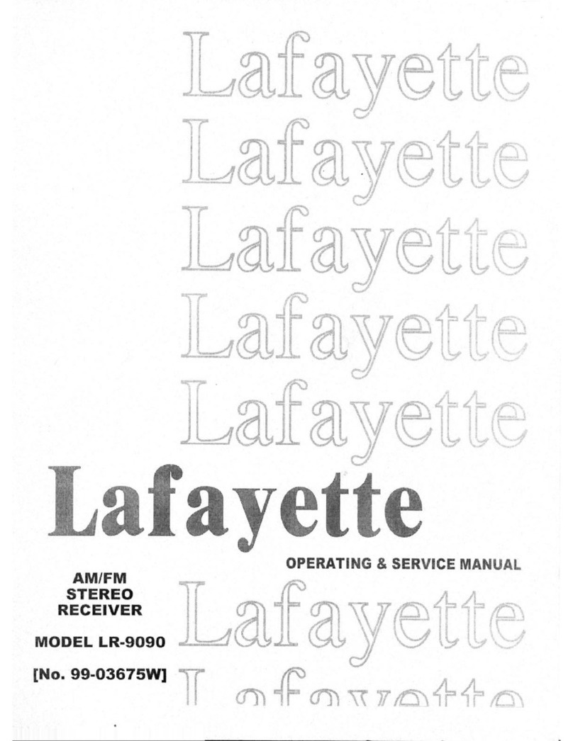 Lafayette LR-9090 OPERATING & SERVICE MANUAL