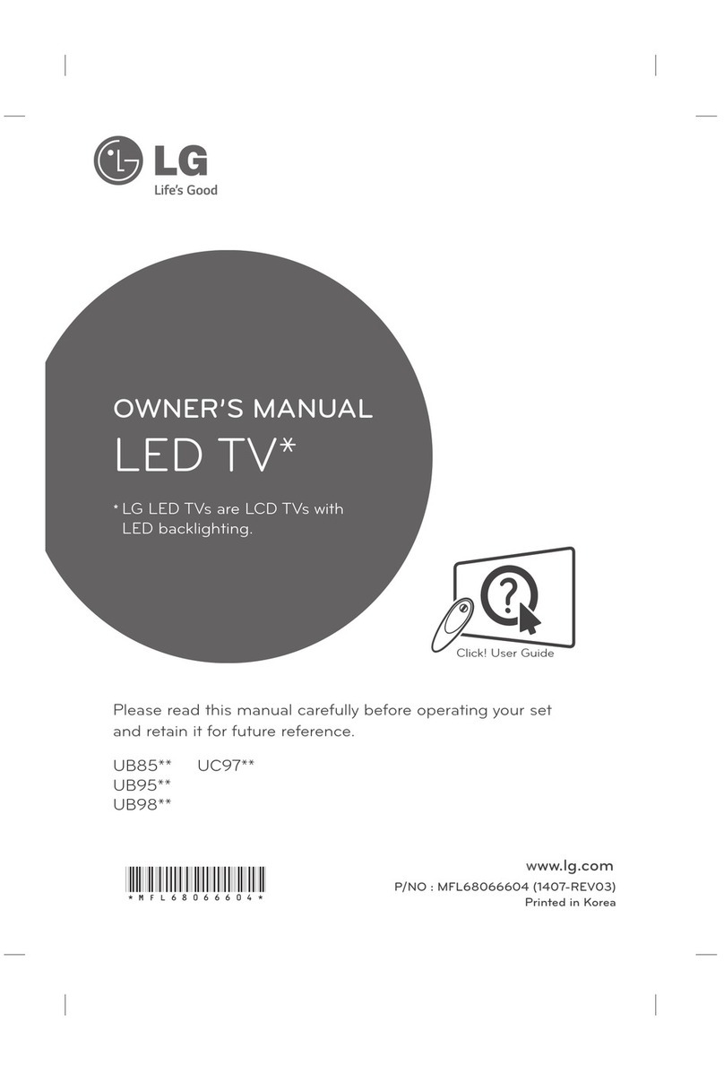 LG UC97 Series User manual