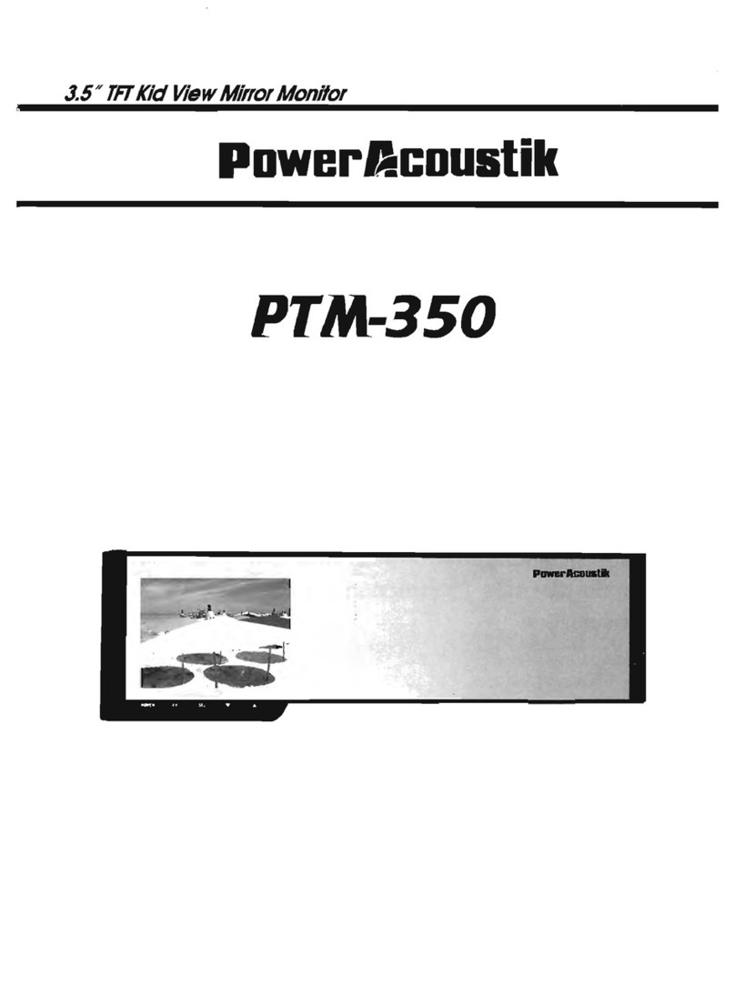 PowerAcoustik PTM-350 User manual