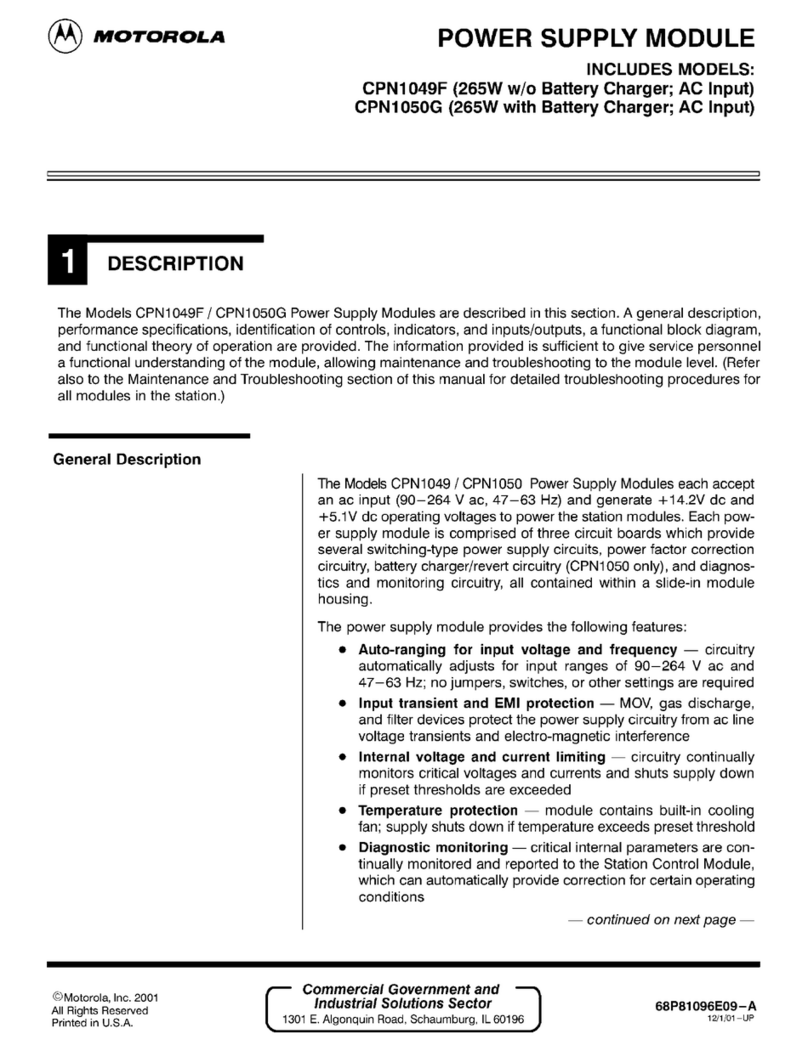 Motorola CNP1049F user manual