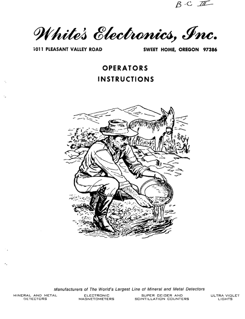 Whites Beachcomber 3 User manual