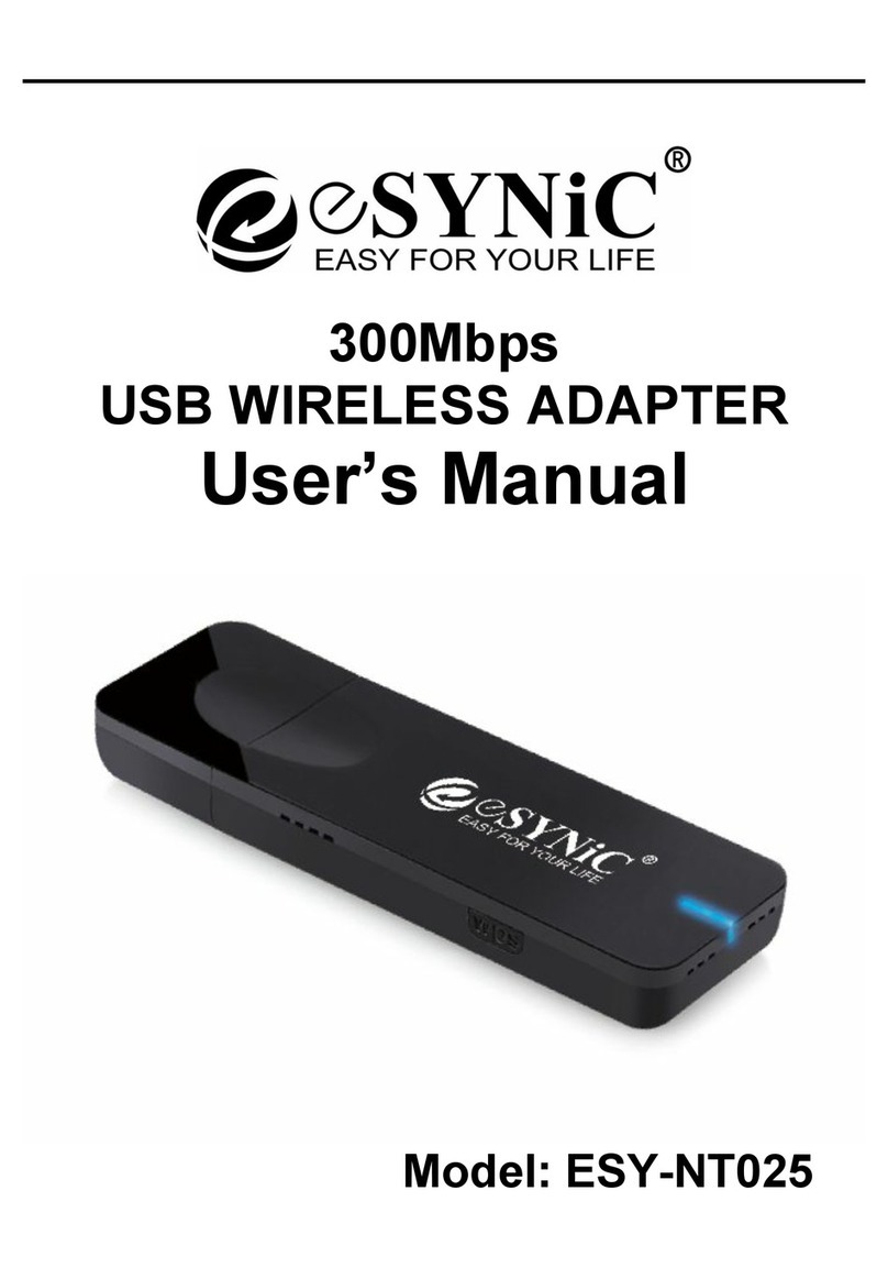 eCYNiC ESY-NT025 user manual