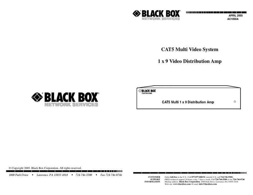 Black Box AC1050A instruction manual