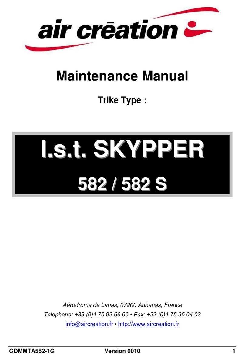 Air Creation Skypper 582 S User manual