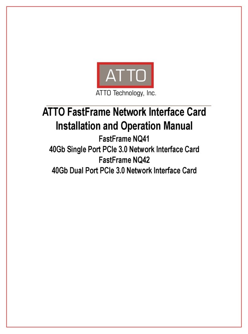 ATTO Technology FastFrame NQ41 User manual