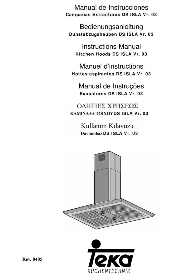 Teka DS ISLA Vr. 03 instruction manual