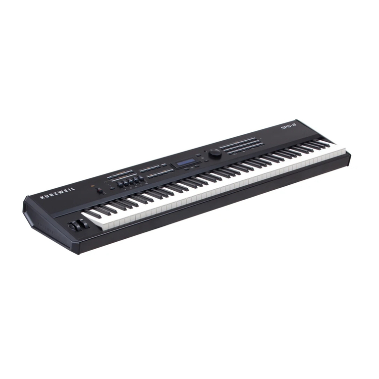 Kurzweil SP5-8 User manual