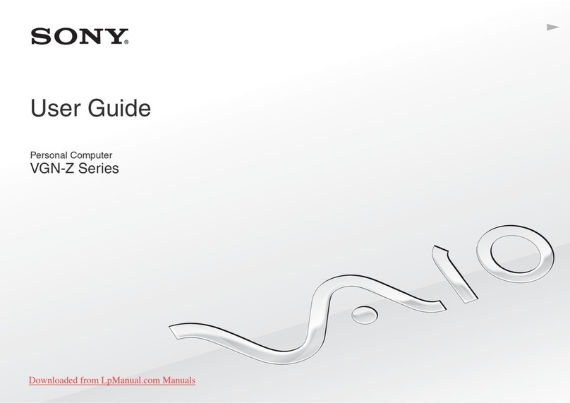 Sony VGN-Z Series user guide