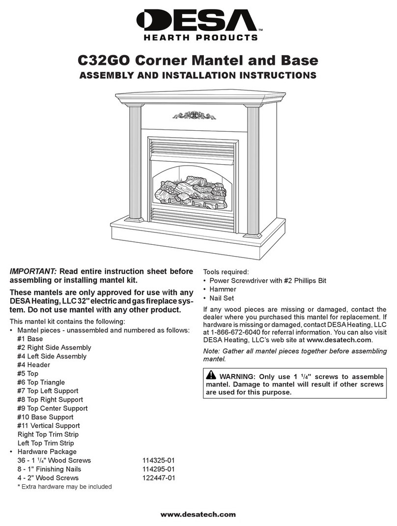 Desa C32GO Instruction manual