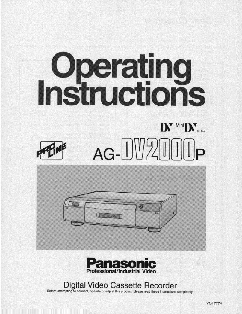 Panasonic AG-DV2000P User manual Panasonic AG-DV2000P User manual