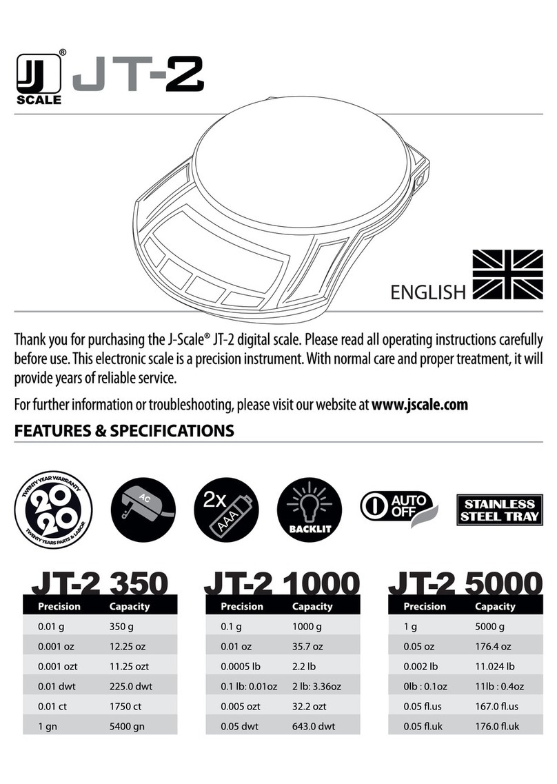 J-Scale JT-2 350 Configuration guide J-Scale JT-2 350 Configuration guide