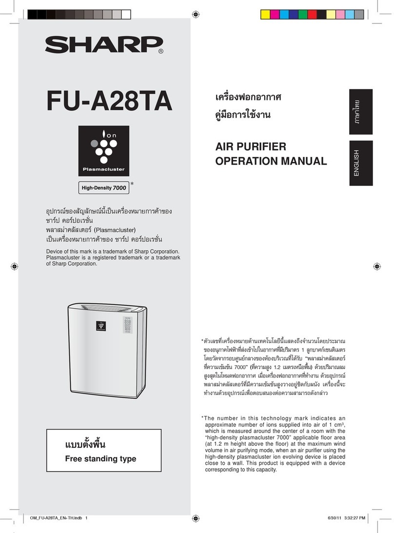 Sharp FU-A28TA User manual