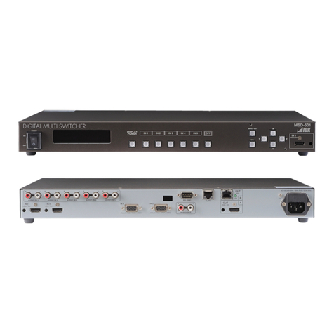 IDK MSD-501 Command reference guide