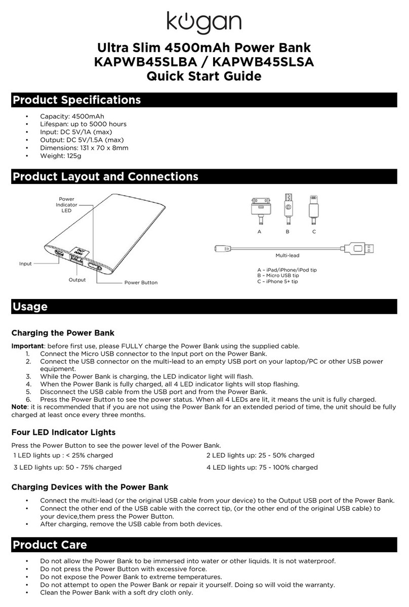 Kogan KAPWB45SLSA User manual