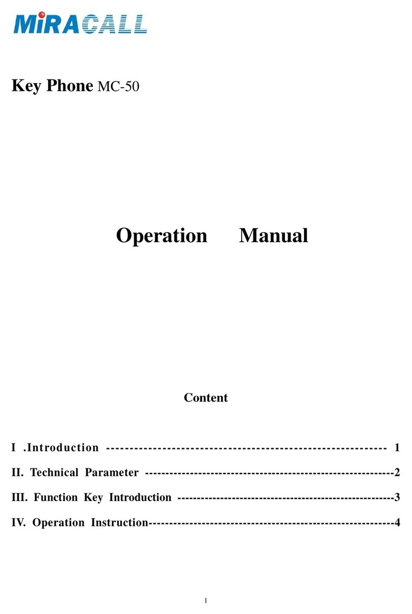 Miracall Technology mc-50 User manual