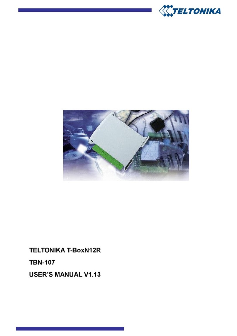 Teltonika T-BoxN12R User manual