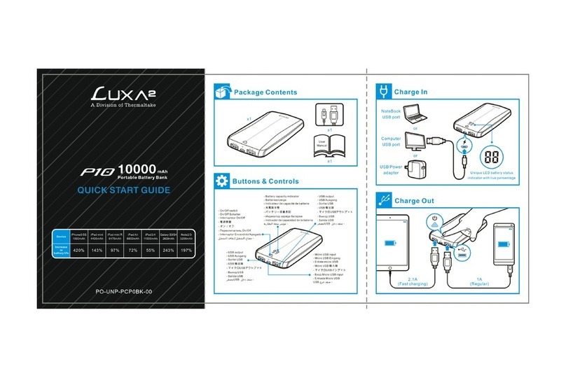 Luxa2 P10 quick start guide