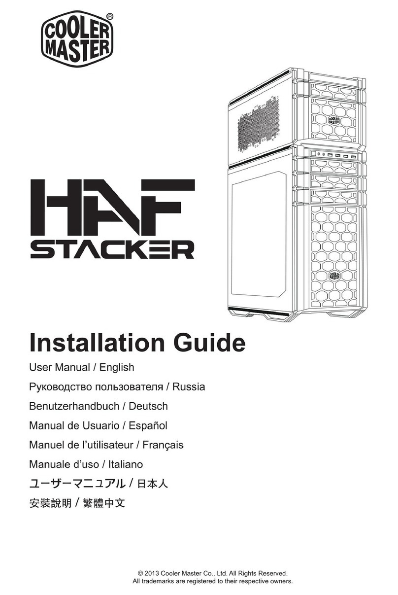 Cooler Master HAF Stacker 915F installation guide Cooler Master HAF Stacker 915F installation guide
