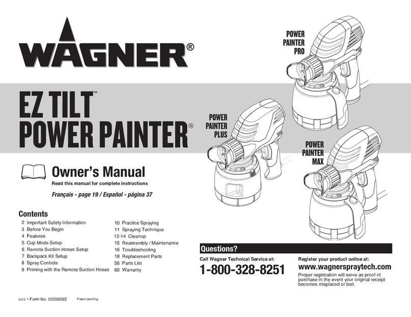 WAGNER EZ TILT POWER PAINTER PRO User manual
