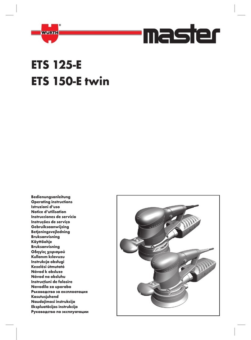 wurth Master ETS 125-E operating instructions