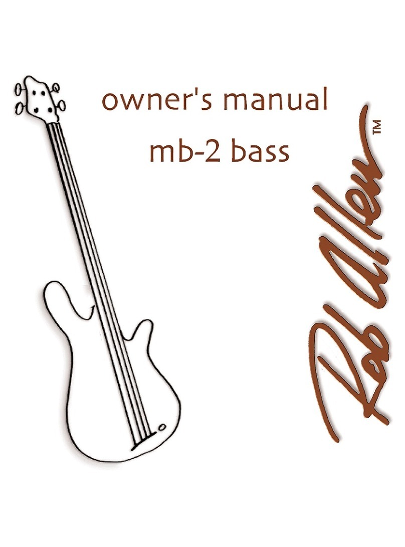 Rob Allen mb-2 owner's manual