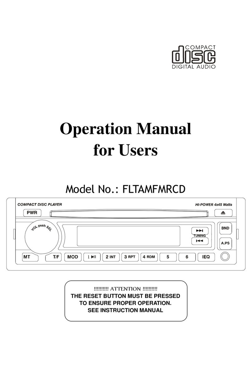 Fleetrite FLTAMFMRCD Operation manual for user