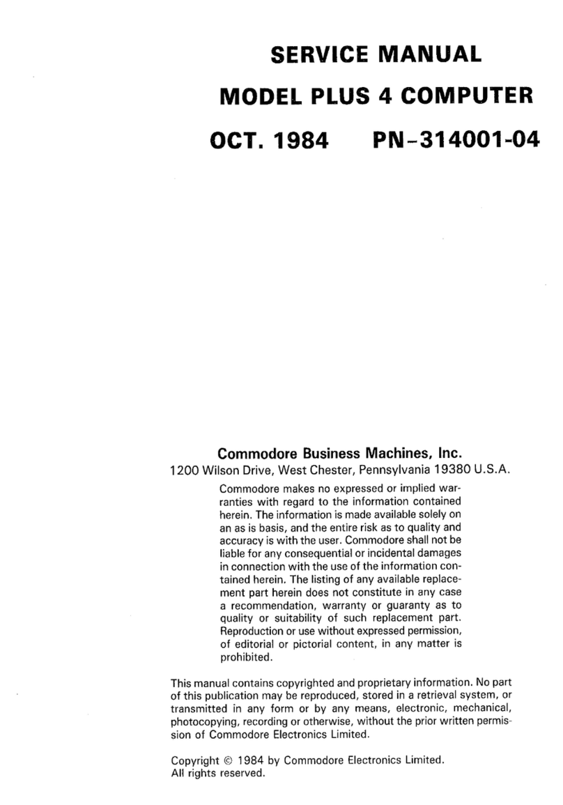 Commodore Plus 4 User manual