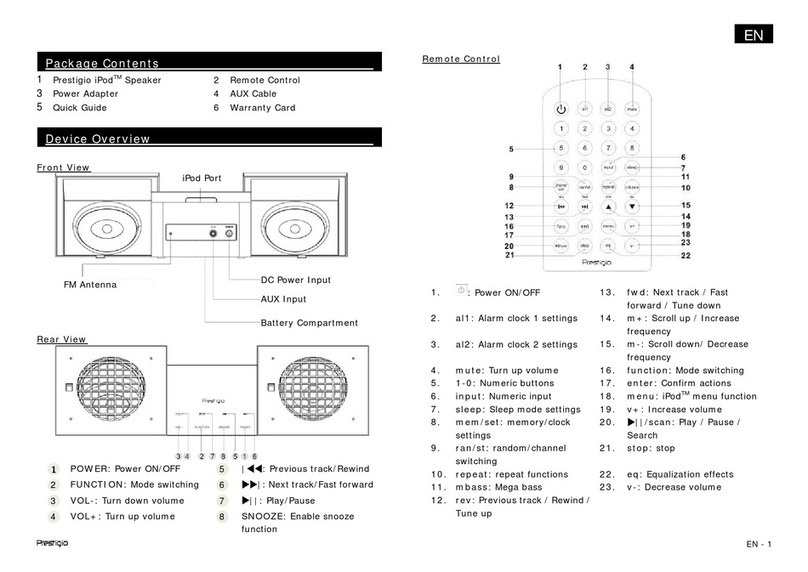 Prestigio PIS1 User manual
