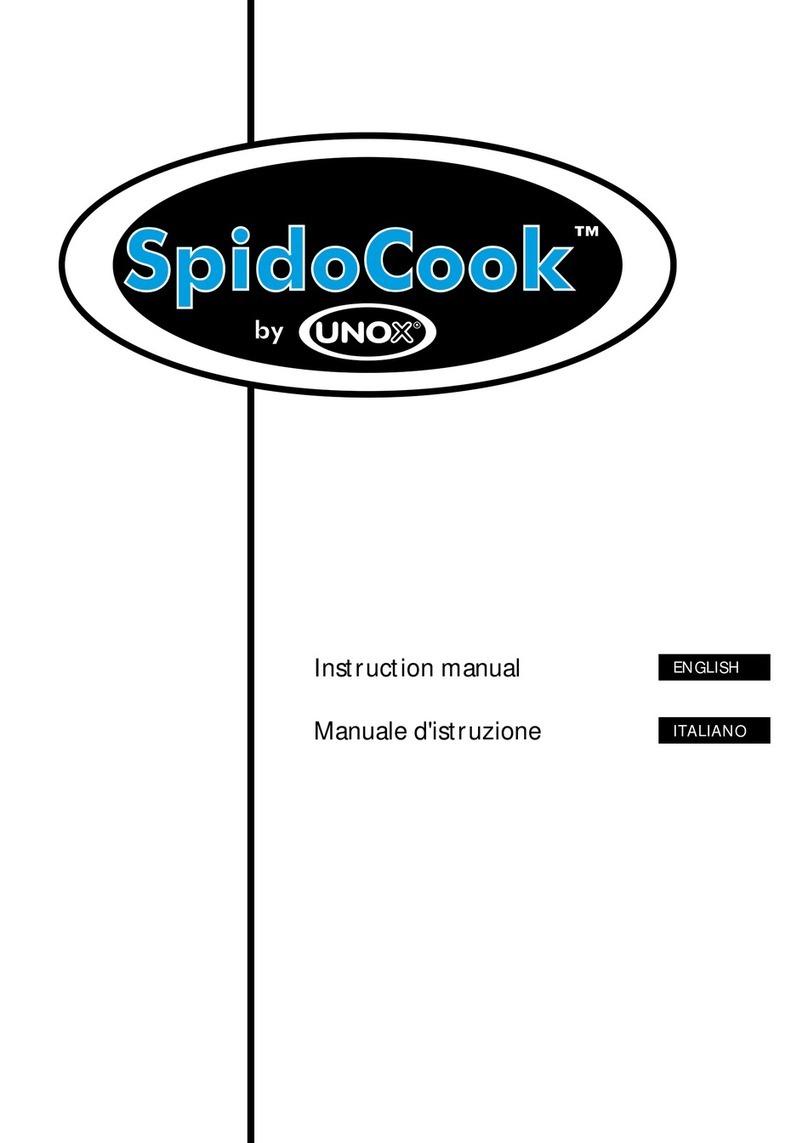 Unox SpidoCook instruction manual