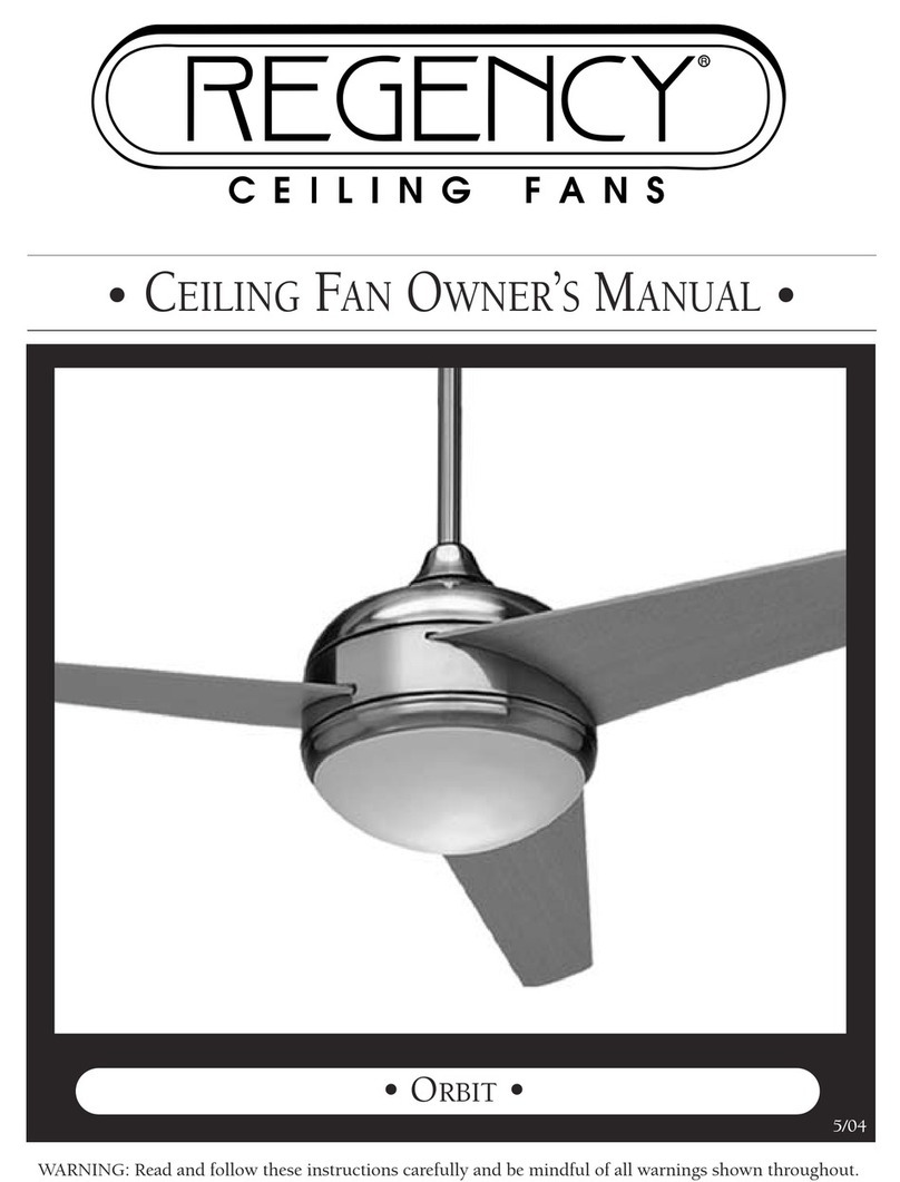 Regency Orbit owner's manual