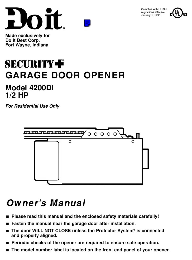 Do-it Security+ 4200DI owner's manual