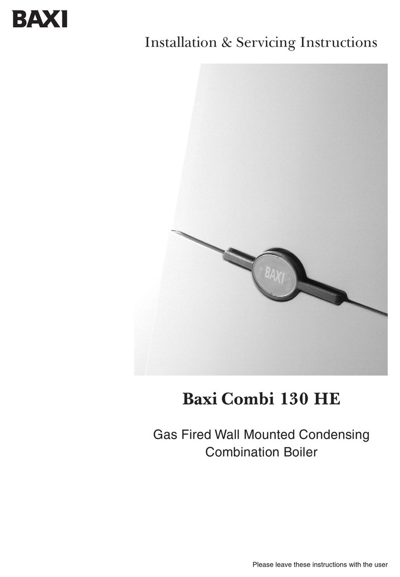 Baxi Combi 130 HE Installation & servicing instructions Baxi Combi 130 HE Installation & servicing instructions