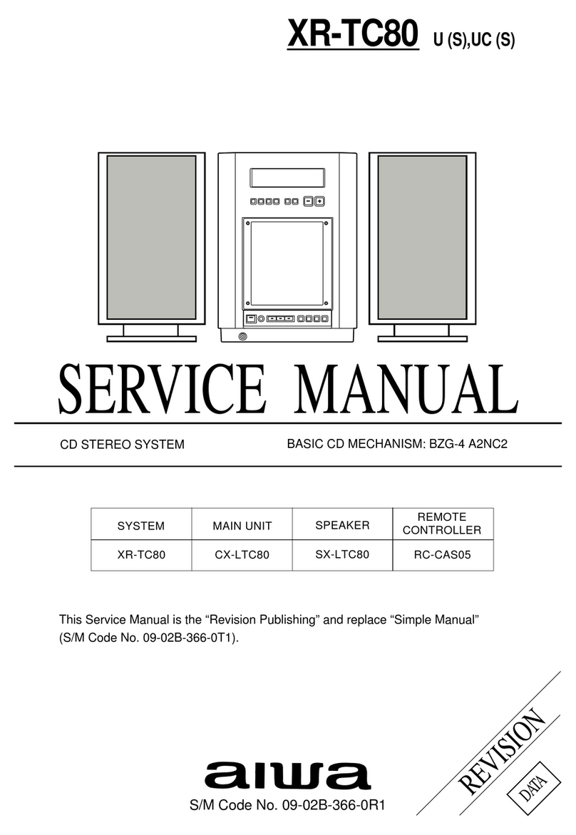 Aiwa XR-TC80 Service manual